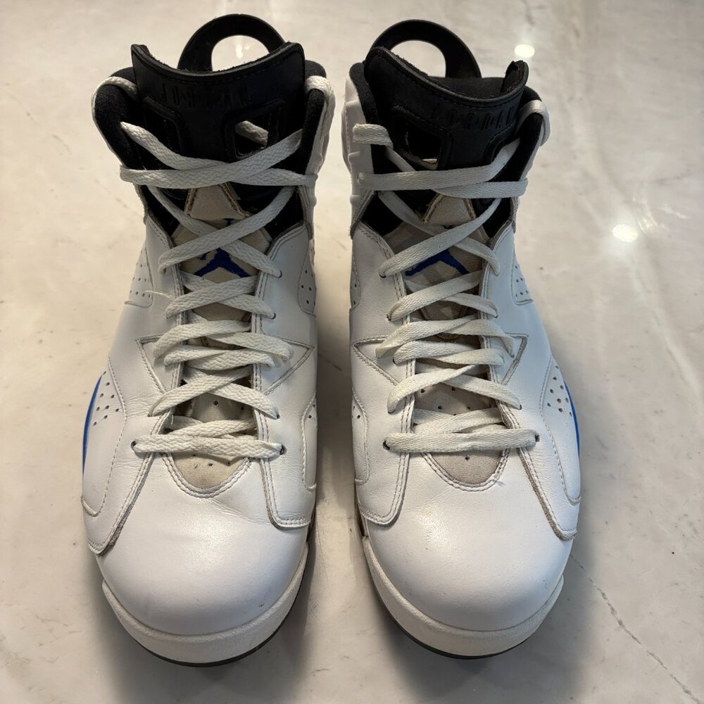 Air Jordan White High Top Lifestyle Shoes 384664-107 Men's 2014 Size 12 - Picture 2 of 8